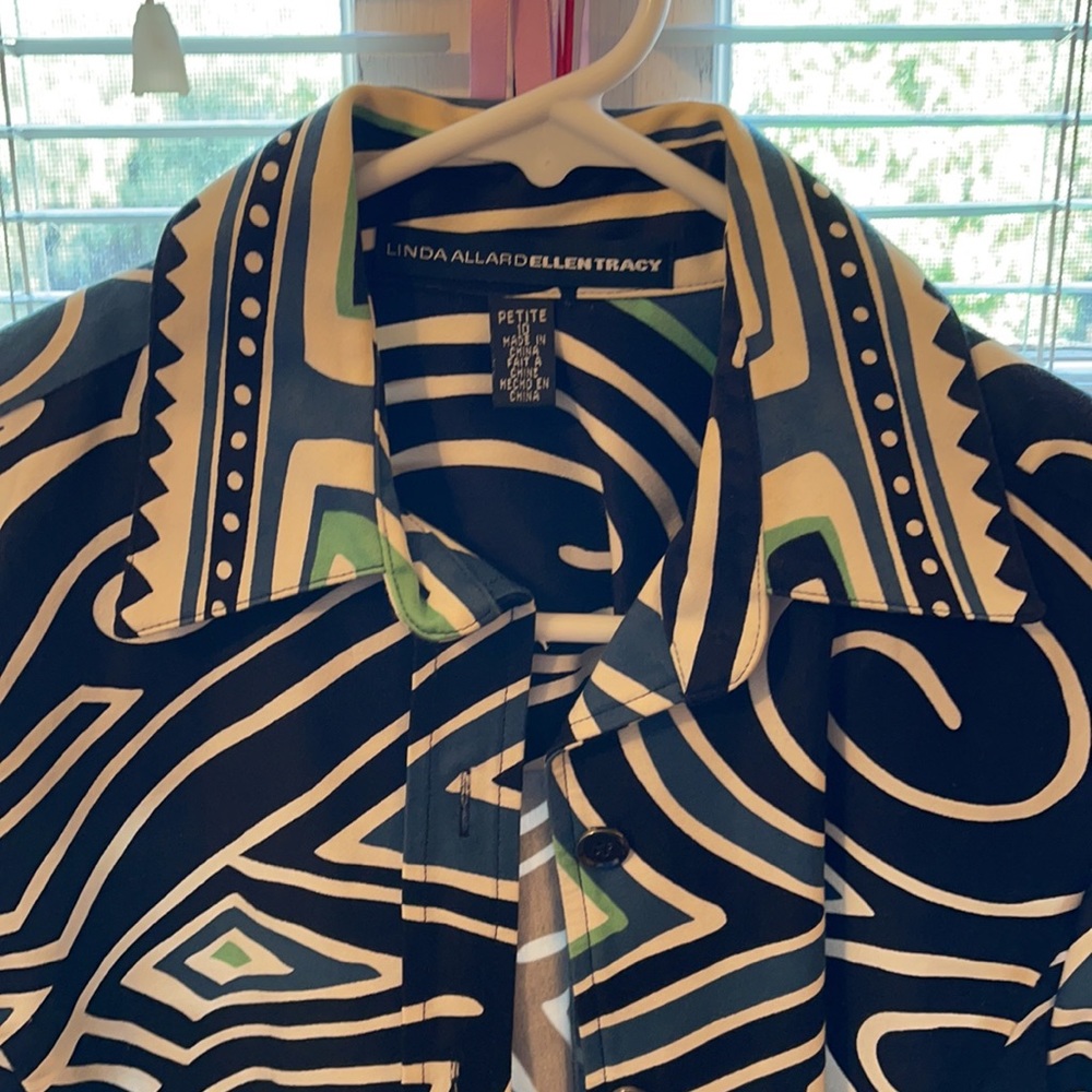 Ellen Tracy Patterned Jacket - image 3